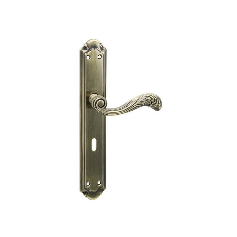 klika Florence mosaz, bronz česaný