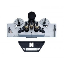 Vrtací šablona DrillJig pro závěsy, vrták Ø 35 a 2 x Ø 2,5