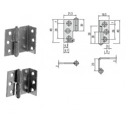 Závěs NK125/16 pro naložené dvířka