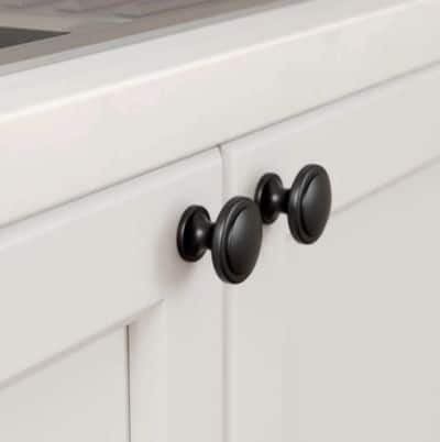 Elegantní knopek Real v povrchové úpravě černá matná – značka ATM