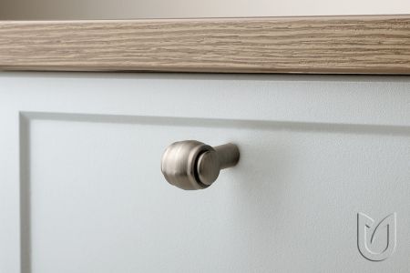 Obrázek nábytkového knopku Rustik v povrchové úpravě staročin broušený od značky Metakor