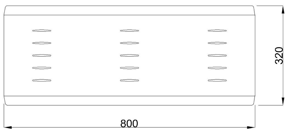 Technický obrázek Krycí plech ST373-7, antracit