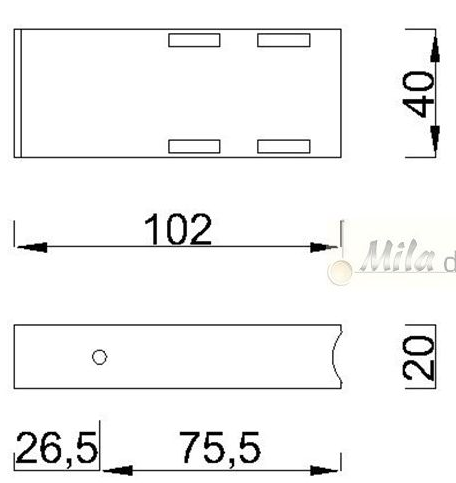 Technický obrázek Stolní podpěra ST541-10