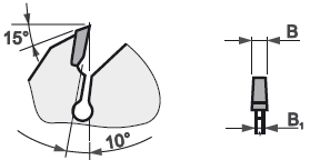 Technický nákres pilový kotouč pro předřezávací řezání PILANA 5393.1 FZ