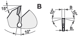 Technický nákres pilový kotouč na ruční elektrické nářadí PILANA 5391 WZ - Ø170