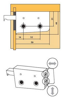 Technický obrázek Rektifikační kování, Economy