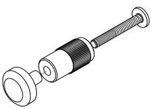 Technický nákres koncovka jednoduchá